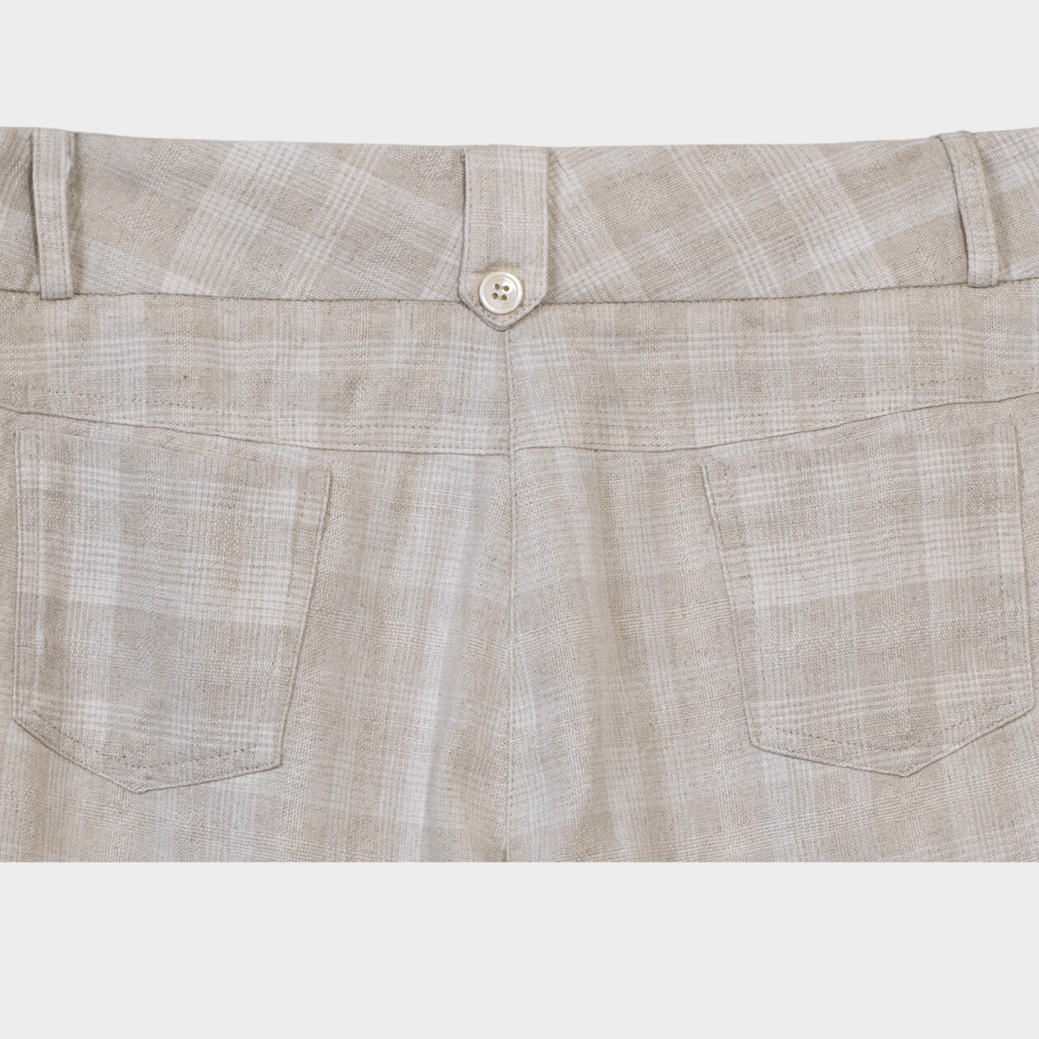 Pantalón Capri estampado cuadros CP - Imagen 3