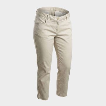 Pantalón Capri con blonda
