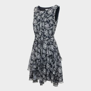 Vestido gasa estampado