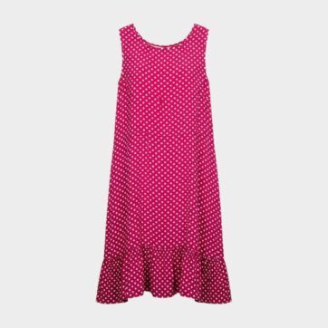 Vestido estampado lunares