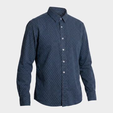 Camisa microestampado geométrico