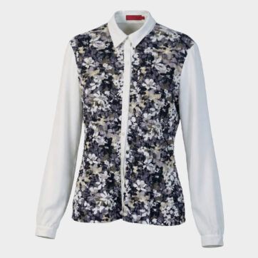 Blusa jersey con estampado floral