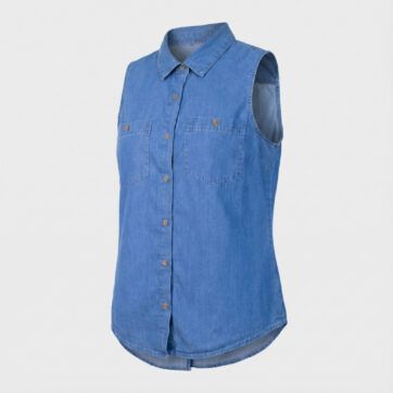 Blusa chambray abertura
