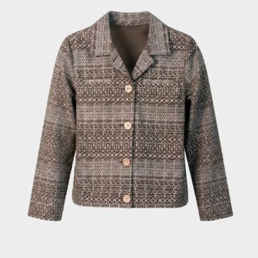 Chaqueta patrón étnico