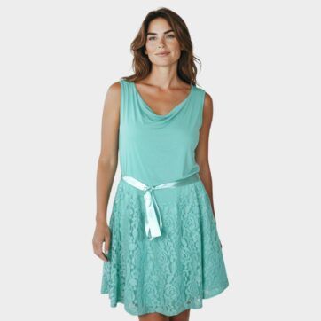 Vestido encaje floral