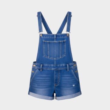 Overall short denim