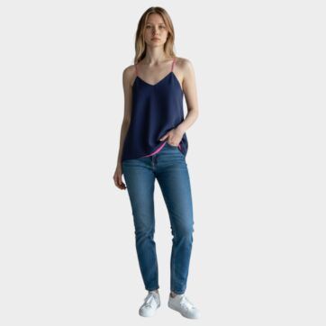 Top reversible en gasa