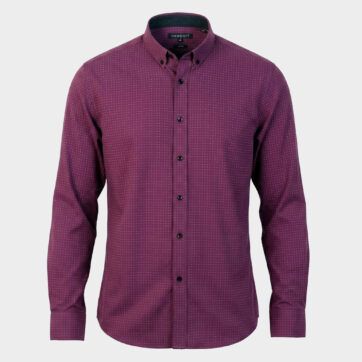 Camisa Slim Fit microestampado