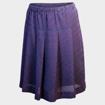 Falda gasa estampado geométrico