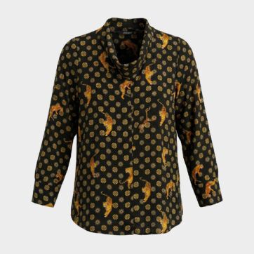 Blusón estampado tigres