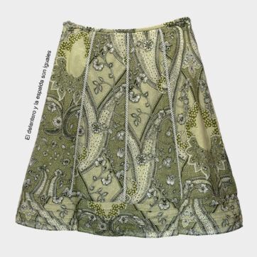 Falda estampada Ann Taylor