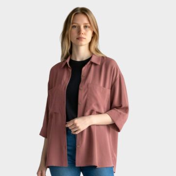 Camisa oversize boyfriend