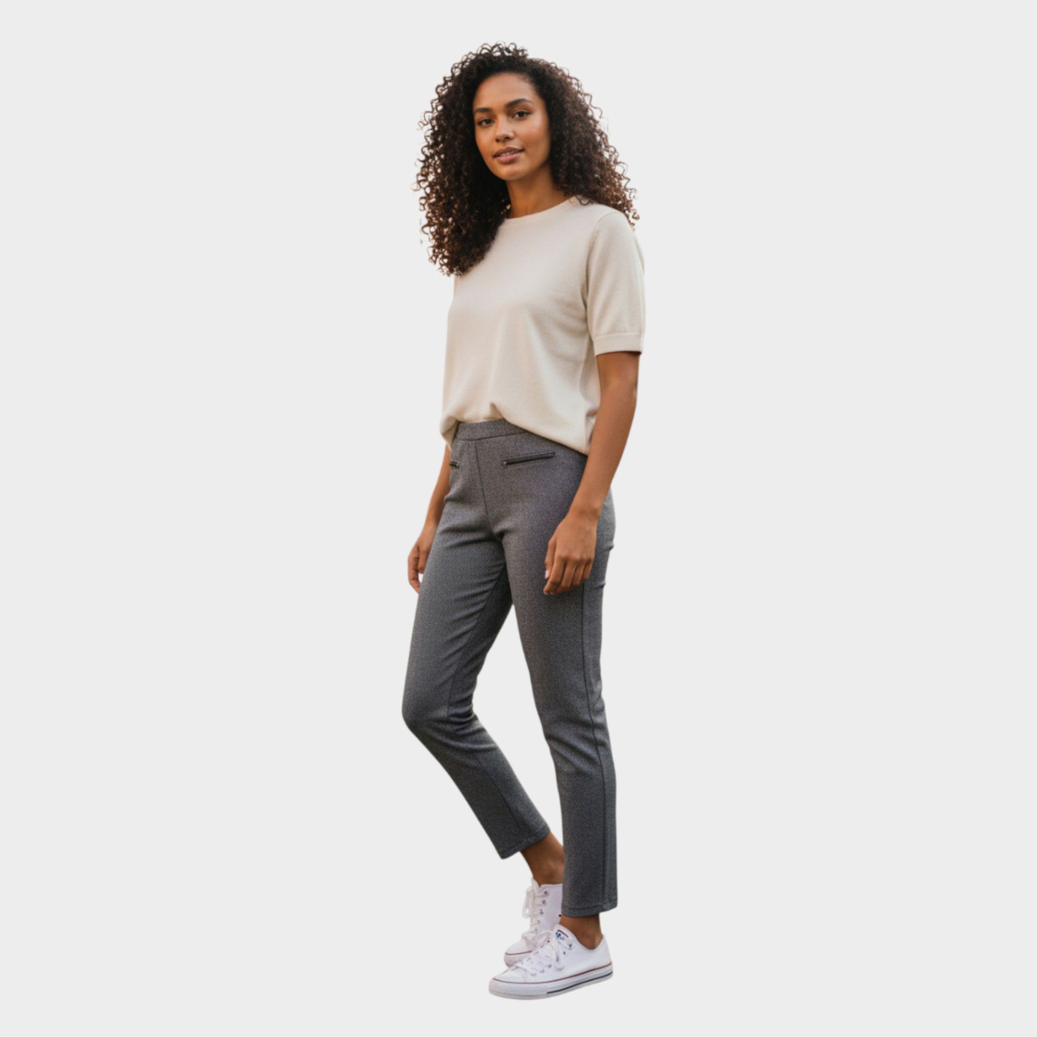 Pantalón strech patrón espiga