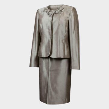 Traje sastre flores 3D