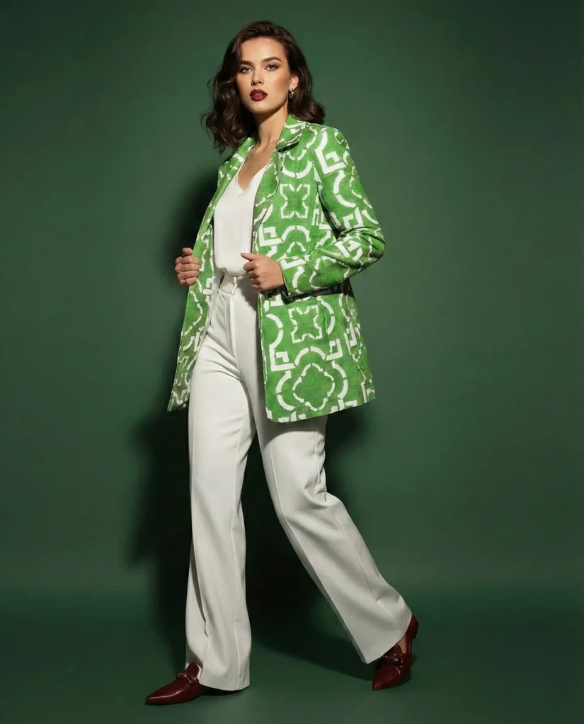 Blazer geometrico