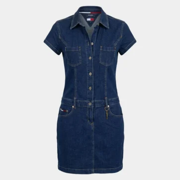 Vestido denim estructurado