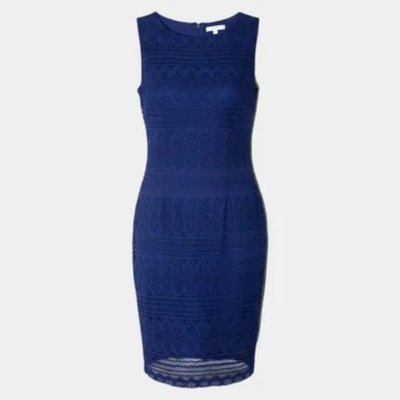 Vestido tubo encaje