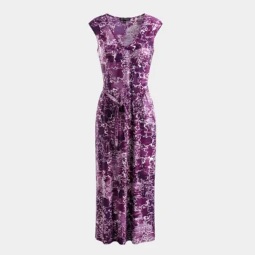 Vestido vintage estampado abstracto