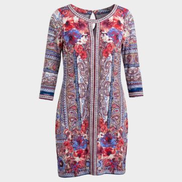 Vestido estampado Paisley floral