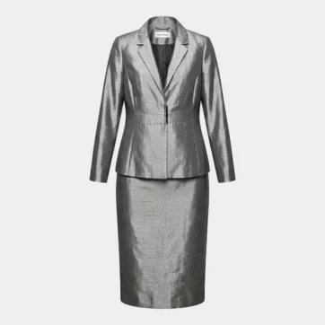Traje sastre tejido satinado