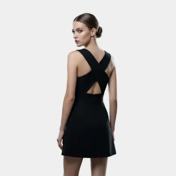 Vestido espalda cruzada