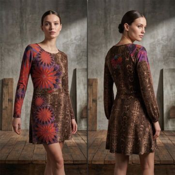 Vestido Mandalas y Python