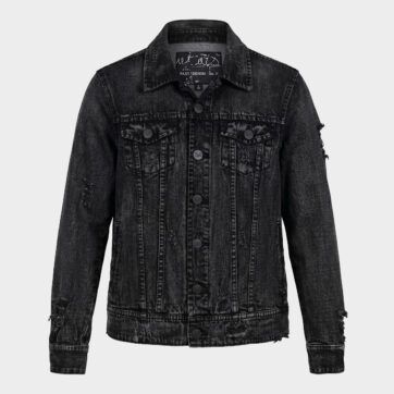 Chaqueta denim texturizada Pietà