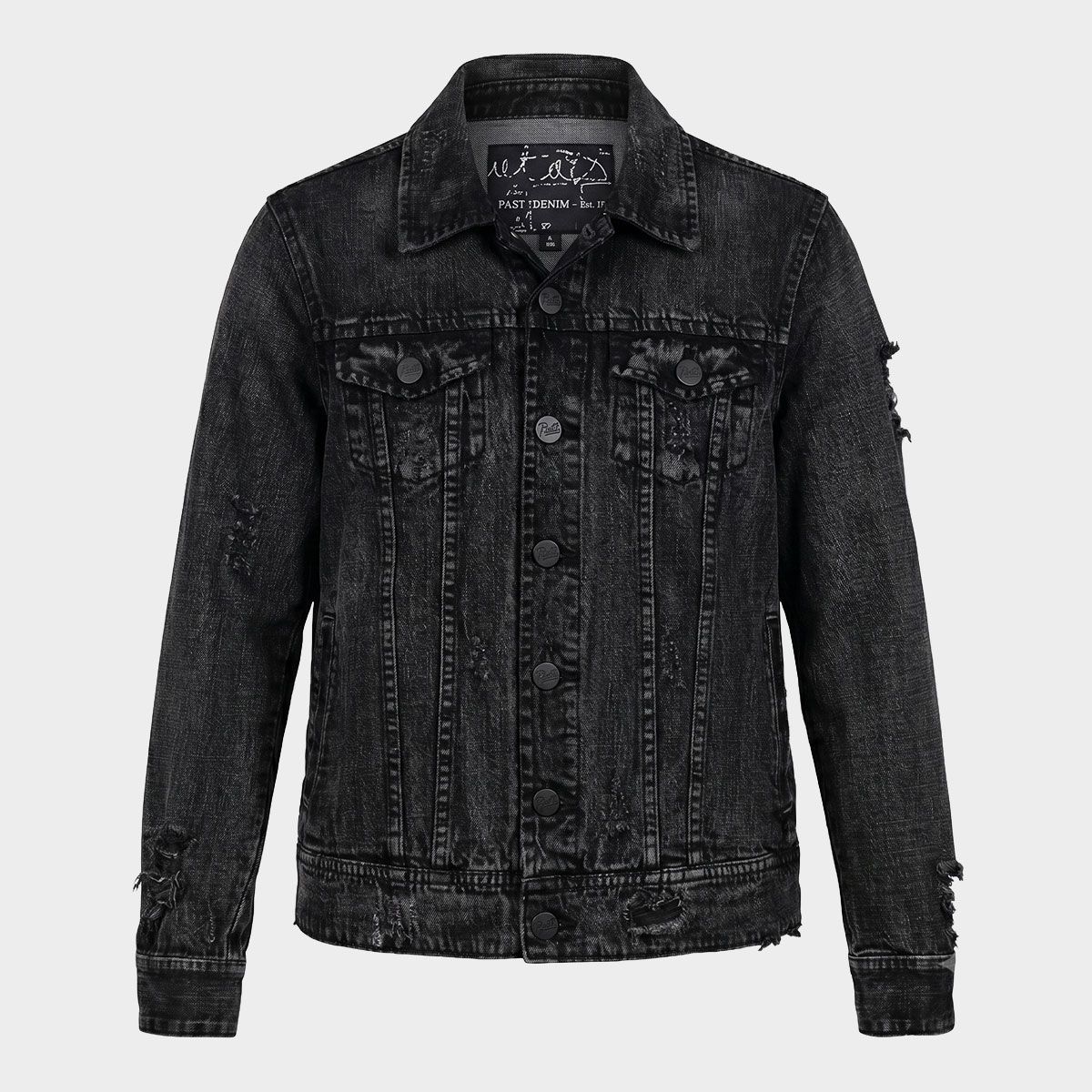 Chaqueta denim texturizada Pietà