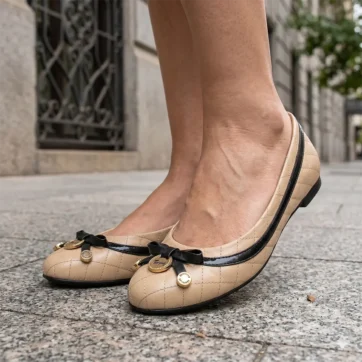 Zapatos ballerinas bicolor Tangüis