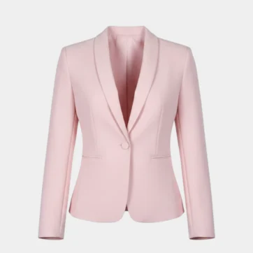Blazer estructurado cuello chal