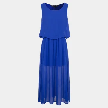 Vestido midi azulino