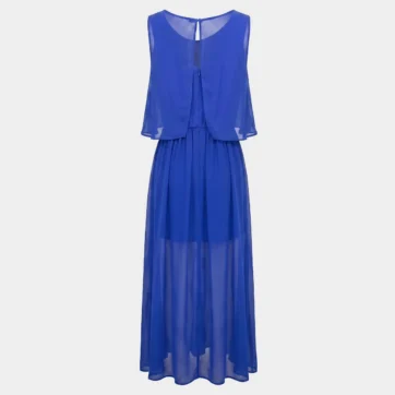 Vestido midi azulino
