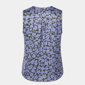 Blusa floral lazo Ann Taylor, vista posterior