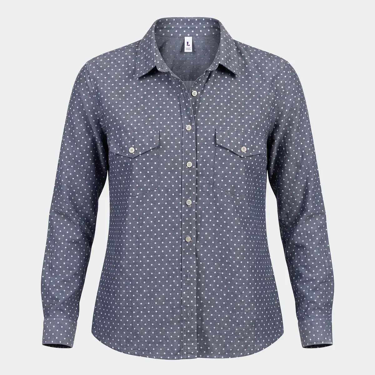 Camisa dots bolsillos Leonisa