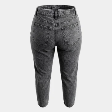 Jeans lavados carbón Index , vista possterior