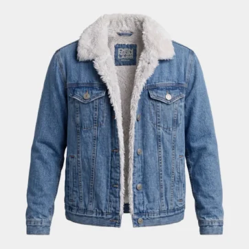 Chaqueta denim sherpa clásica Denim Lab