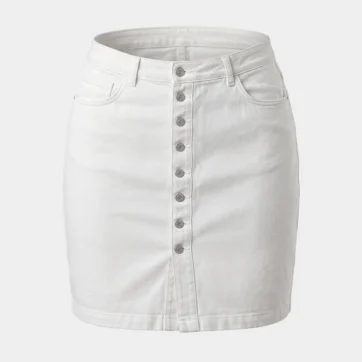 Falda denim abotonadura frontal Hypnotic