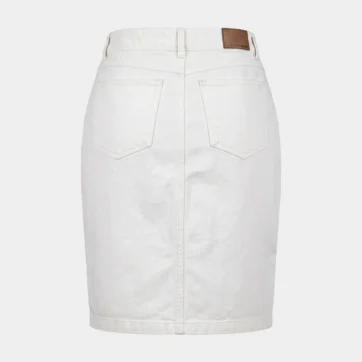 Falda denim abotonadura frontal Hypnotic, vista posterior