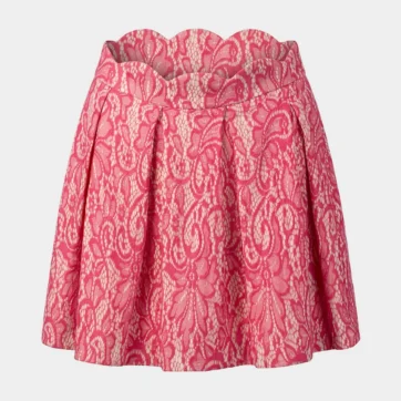 Falda skater textura encaje