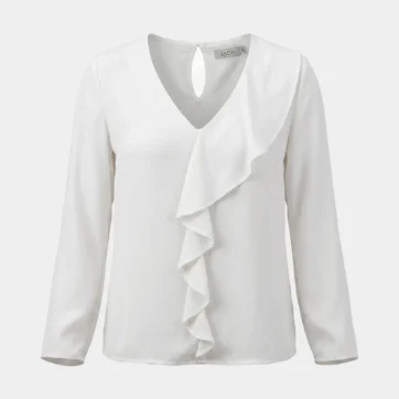 Blusa volante en cascada Zafin