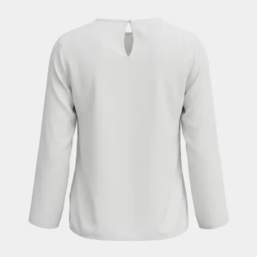 Blusa volante en cascada Zafin , vista posterior